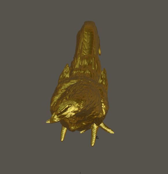 Rooster Gallo de pelea 3D print model_3