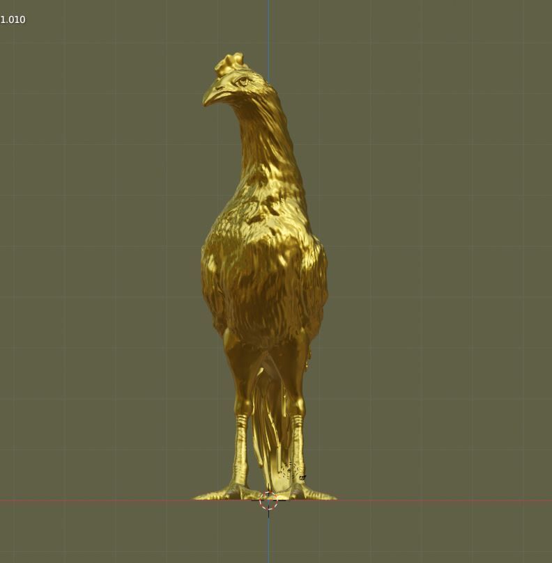 Rooster Gallo de pelea 3D print model_2