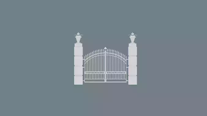 Classic Gate Door 3D print model