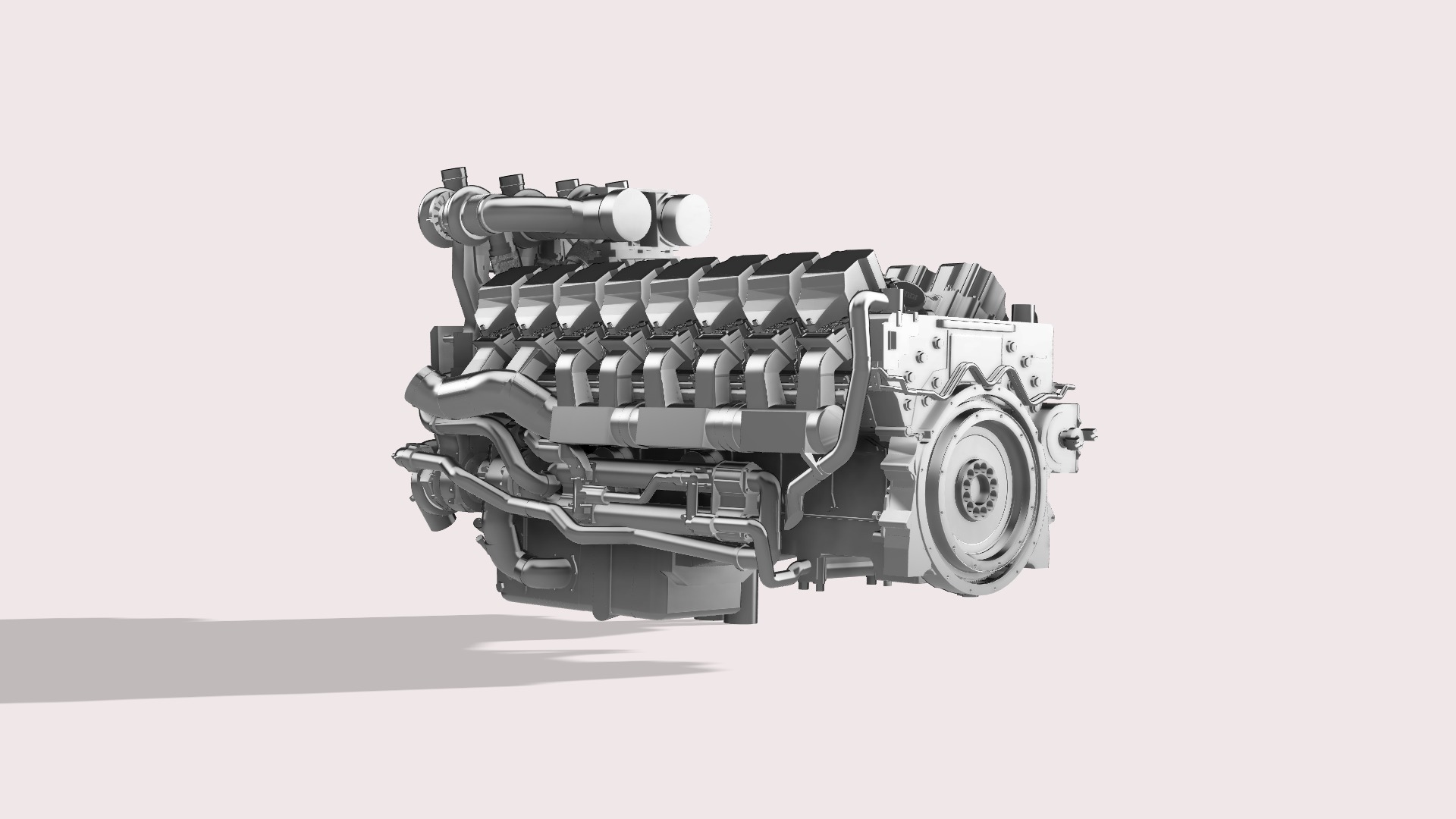 CATERPILLAR C175-16 3D print model_14