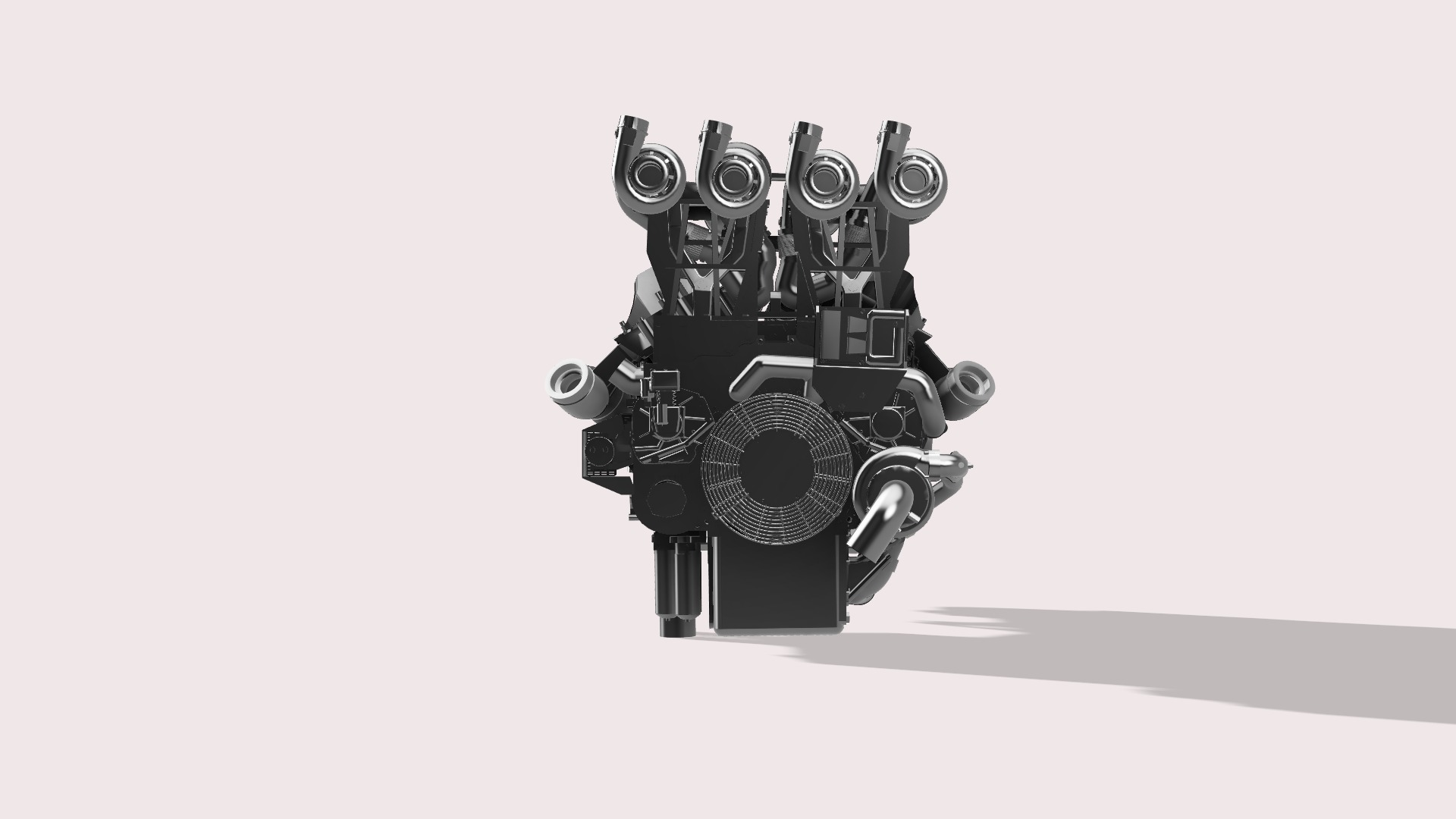 CATERPILLAR C175-16 3D print model_6