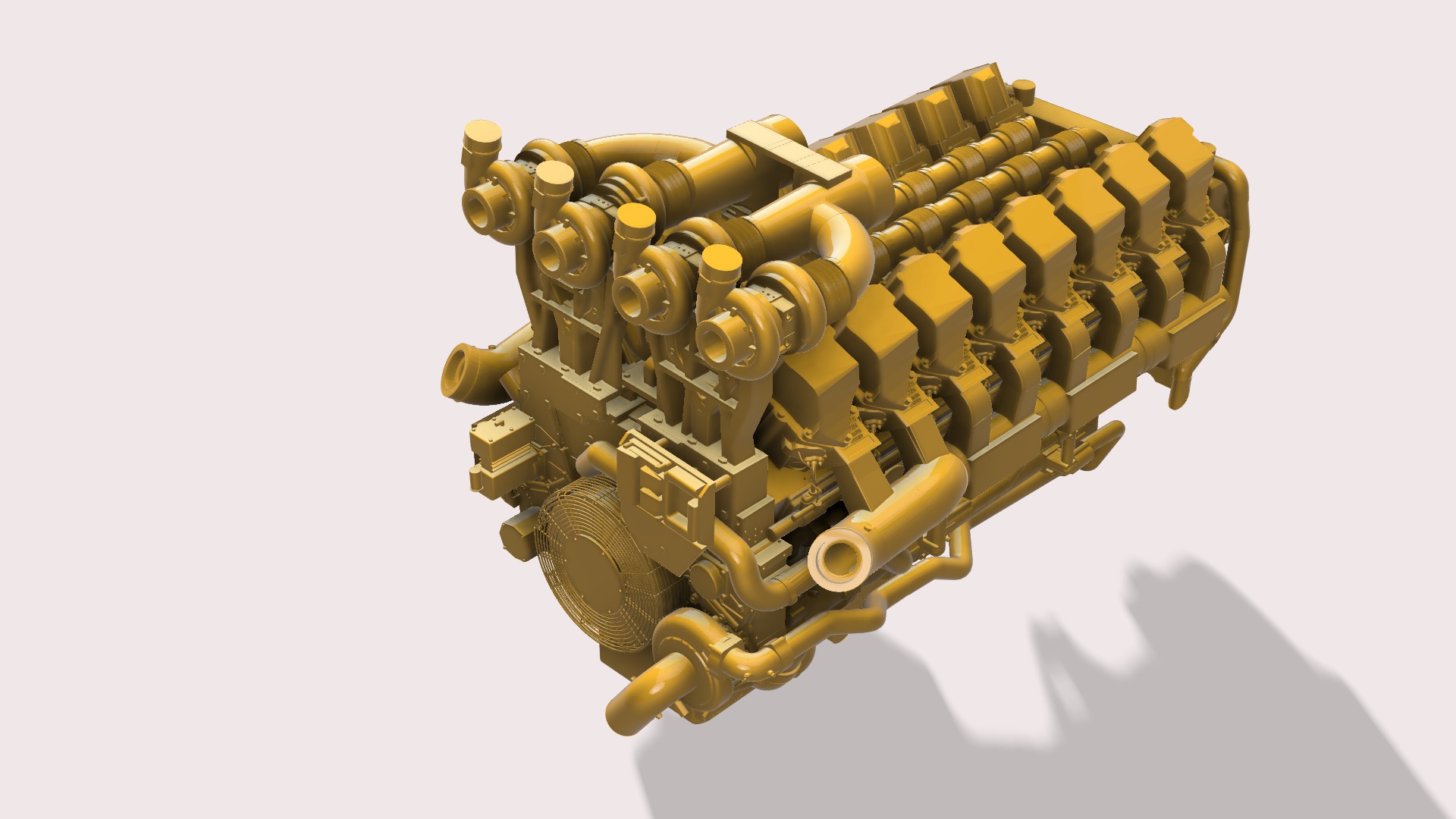 CATERPILLAR C175-16 3D print model_19