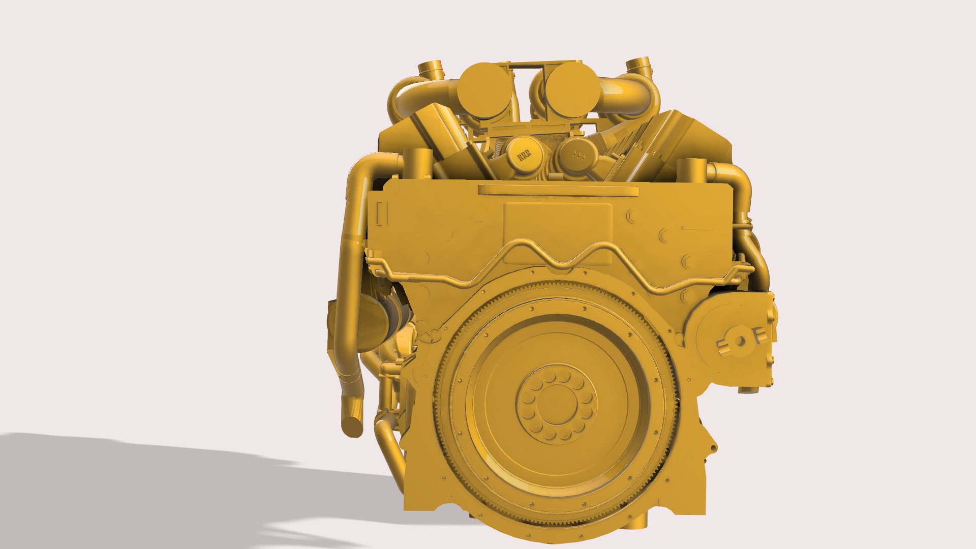 CATERPILLAR C175-16 3D print model_2