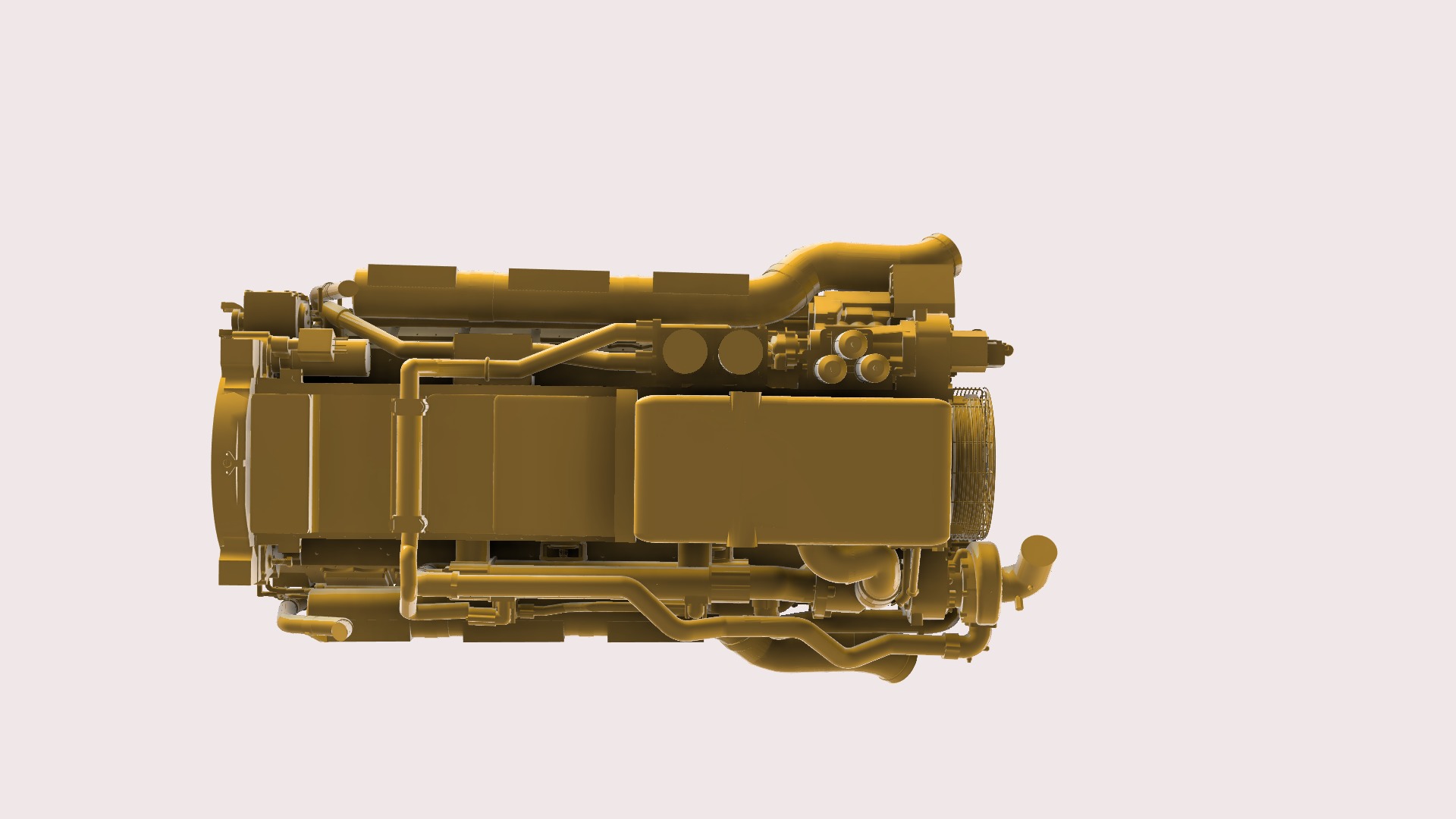 CATERPILLAR C175-16 3D print model_10