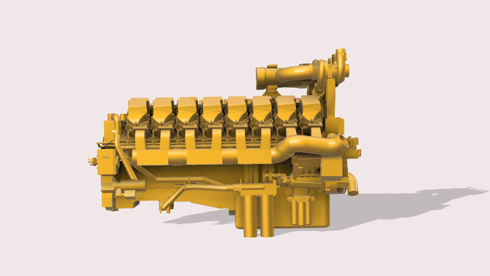 CATERPILLAR C175-16 3D print model_13