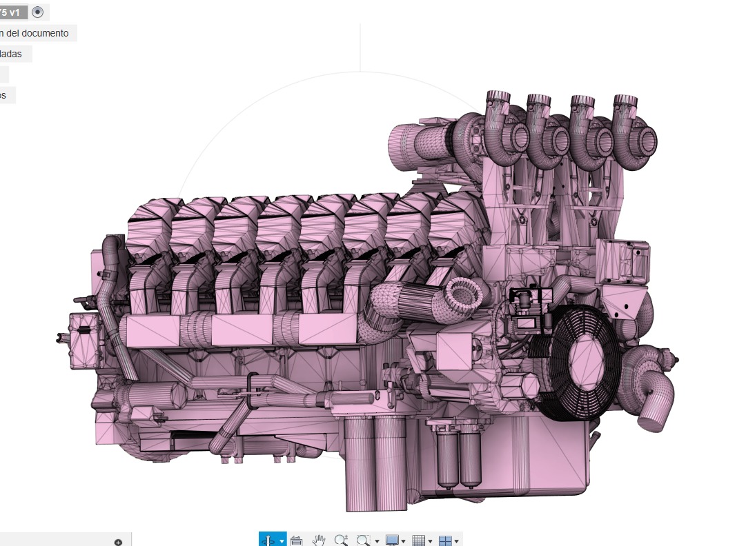 CATERPILLAR C175-16 3D print model_18