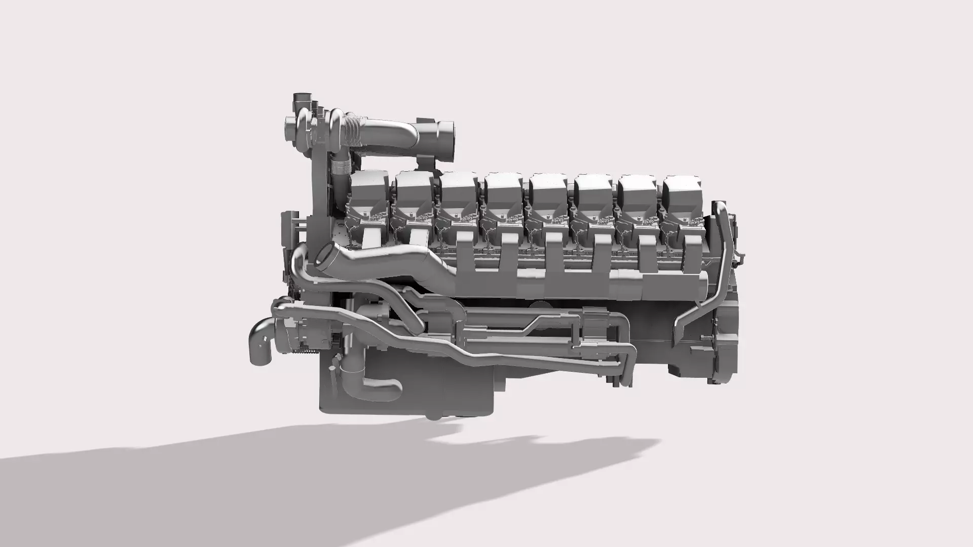 CATERPILLAR C175-16 3D print model_0
