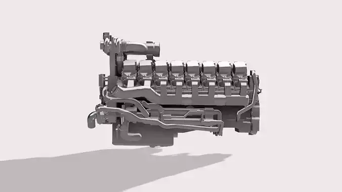 CATERPILLAR C175-16 3D print model