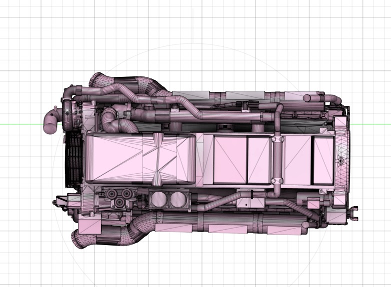 CATERPILLAR C175-16 3D print model_12