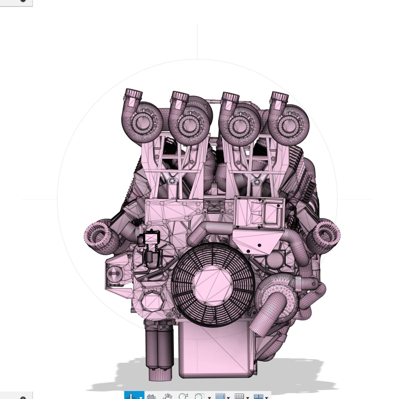 CATERPILLAR C175-16 3D print model_17