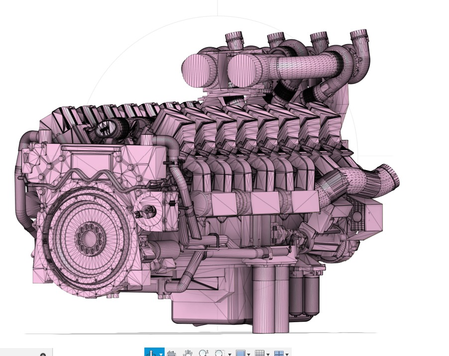CATERPILLAR C175-16 3D print model_15