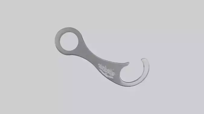 Bottle Opener Low-poly 3D model