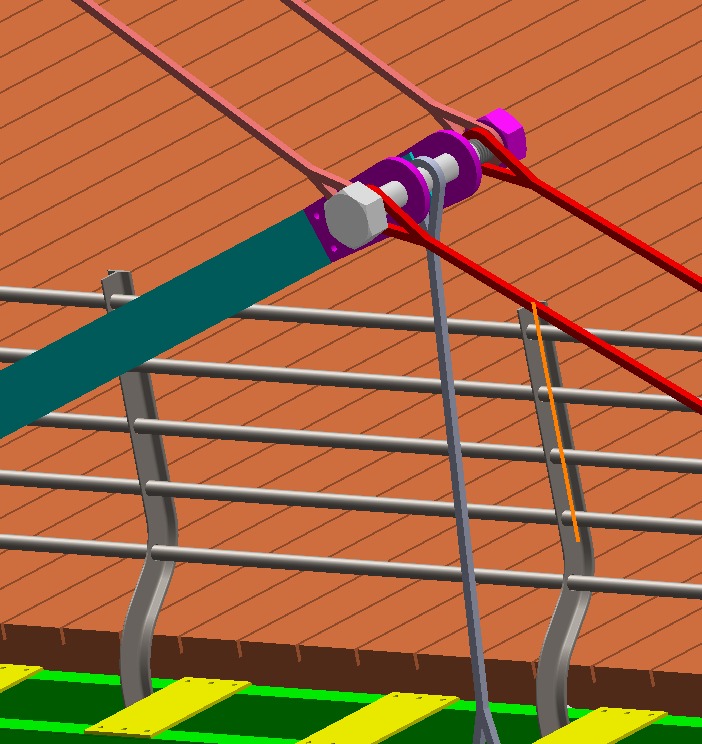 Pedestrian Bridge 3D model_8