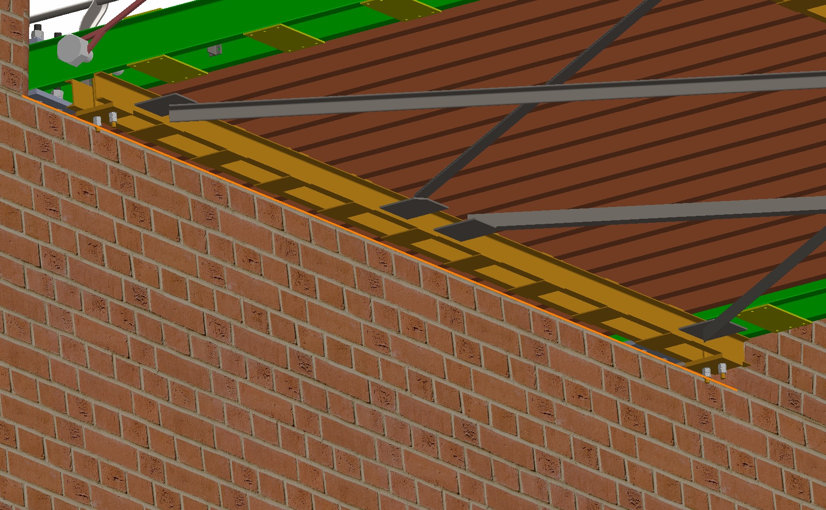 Pedestrian Bridge 3D model_10