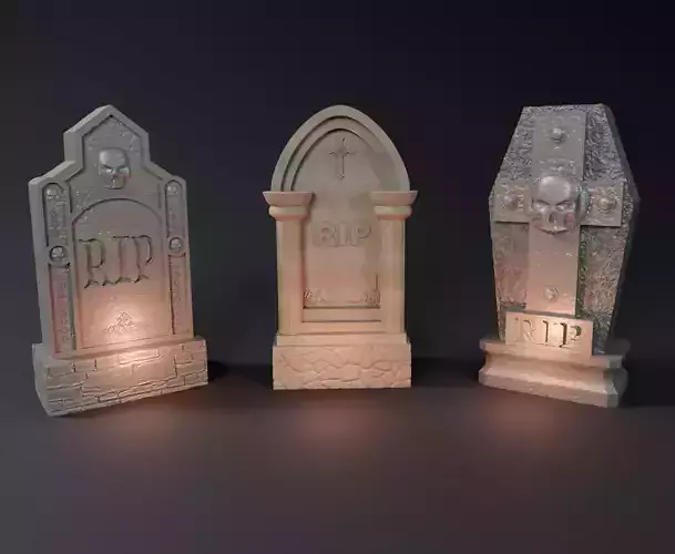 Tombstone Pack 3D print model