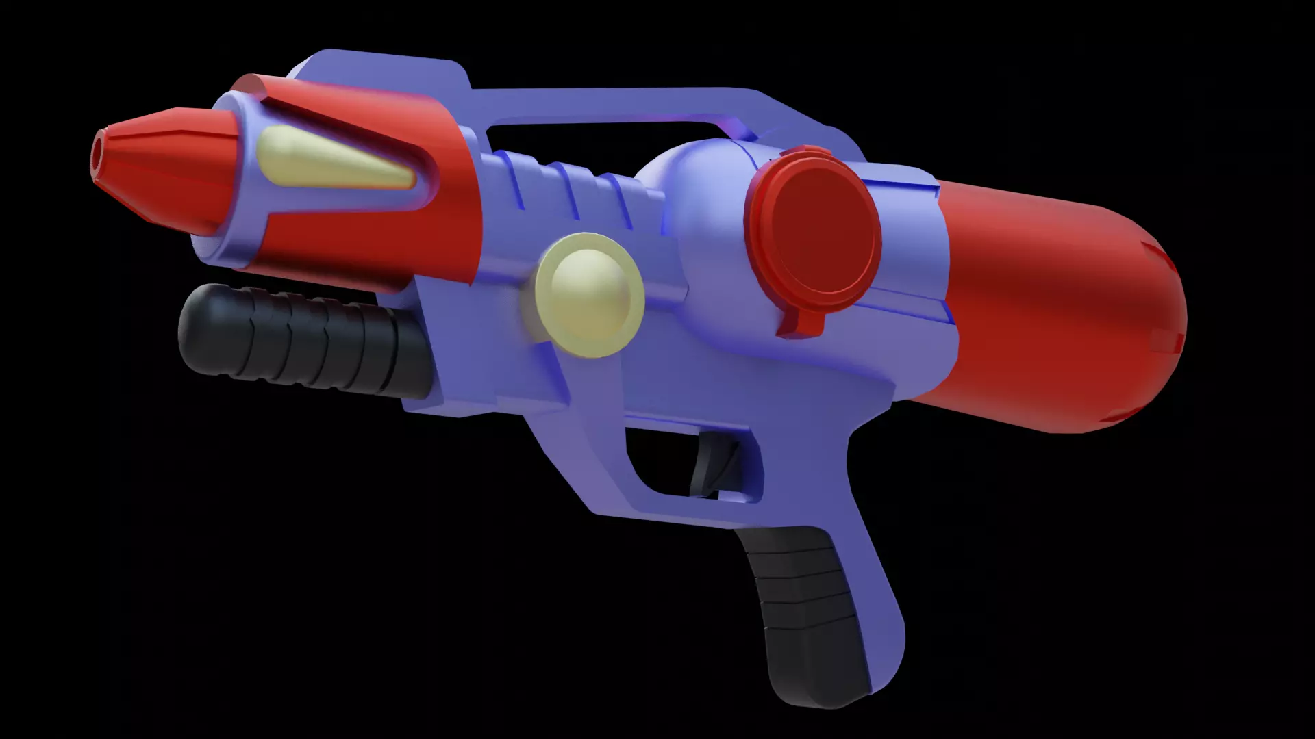 Futuristic Weapon Free 3D model