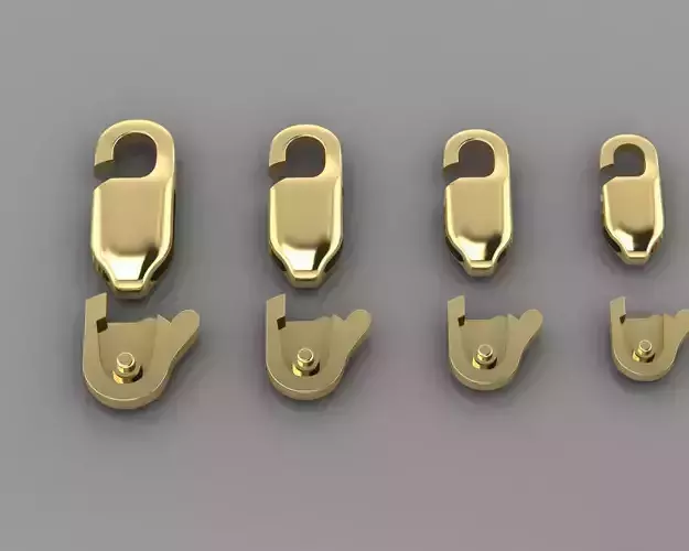 LOCK CARABINER for jewelry 3D print model