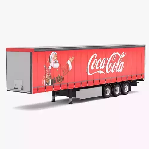 Semi Trailer Coca-Cola Curtainsider