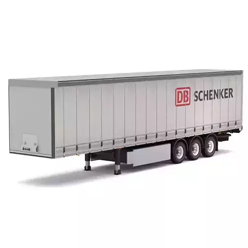 Semi Trailer Curtainsider DB Schenker
