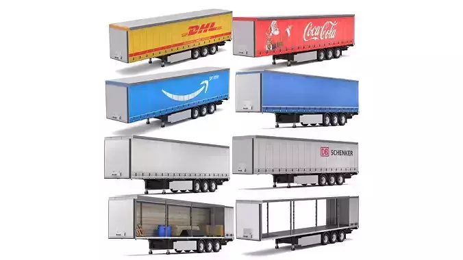 Semi Trailer Curtainsider Collection