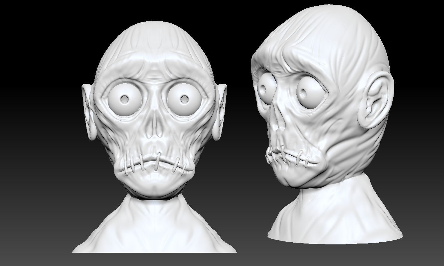 bob Beetlejuice cabeza 3D print model_5