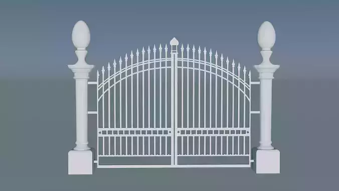Classic Gate Door 3D print model