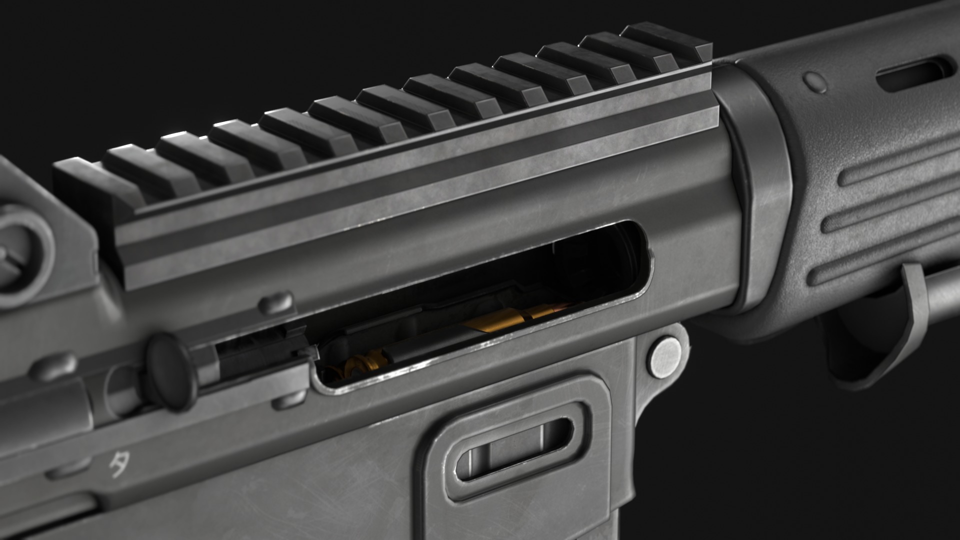 Howa Type 89 - JSDF Assault Rifle Pack - Game Asset Low-poly 3D model_10