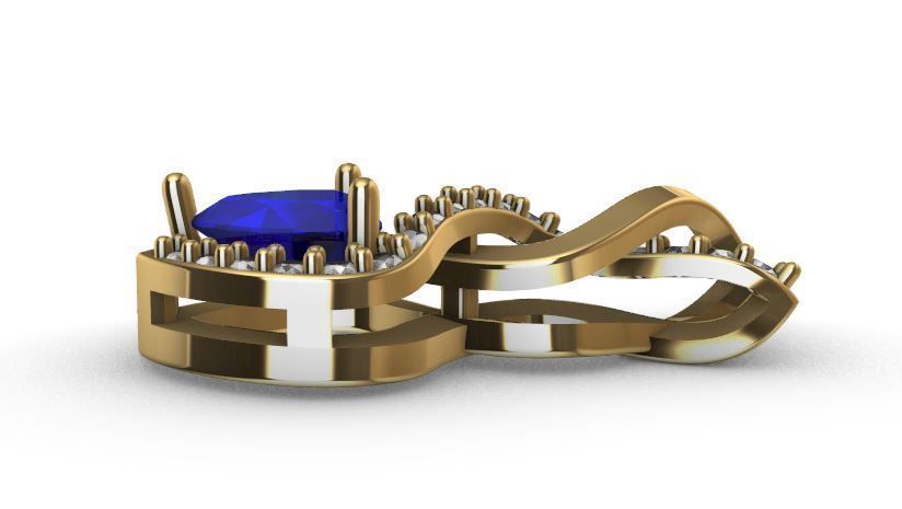 HEART PENDANT 3D print model_1