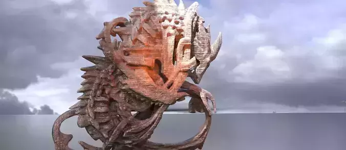 Cthulhu Stone Sceptre rock 3 