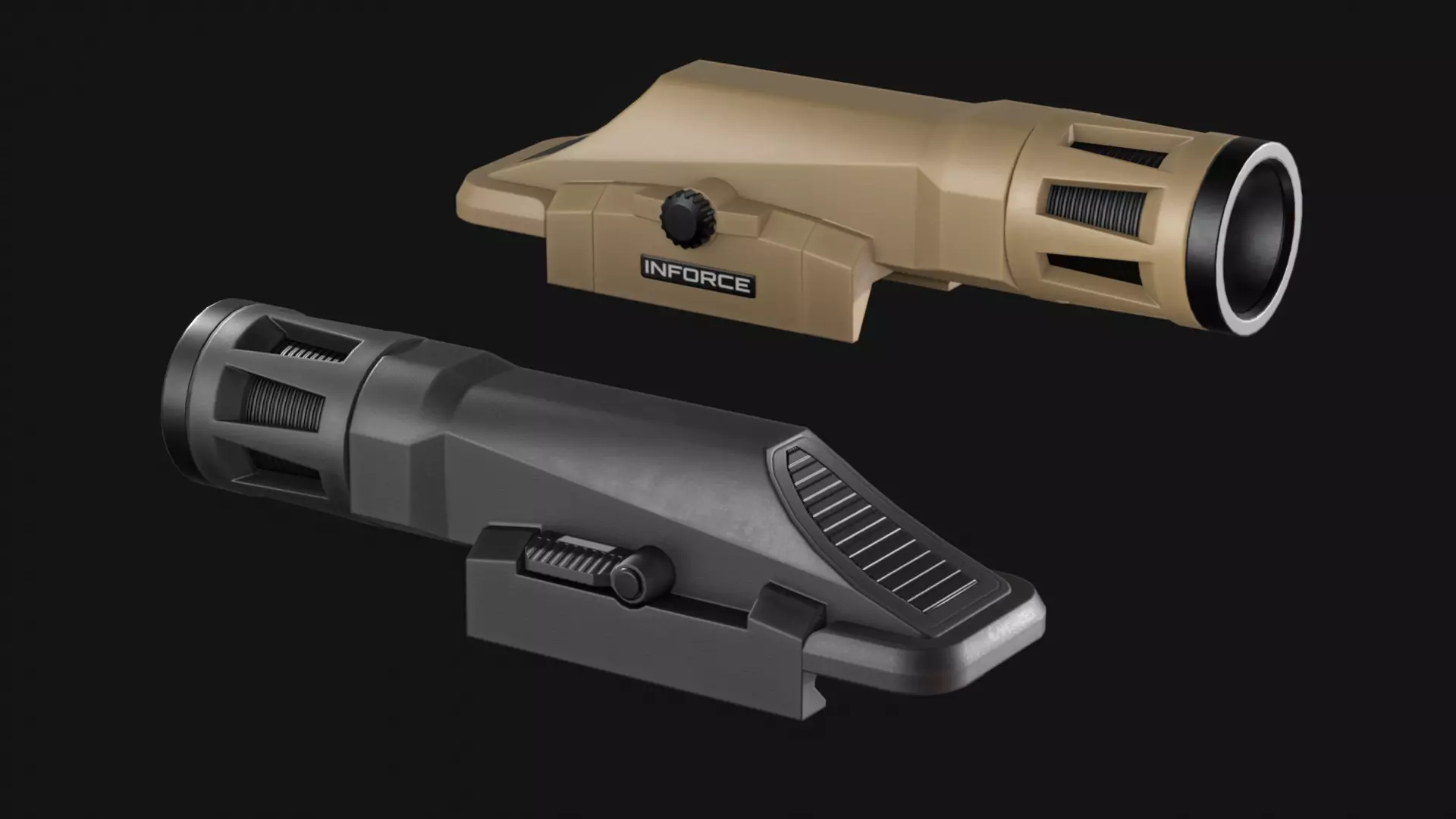 Inforce WMLx - Weapon Mounted Light - Game Asset Low-poly 3D model