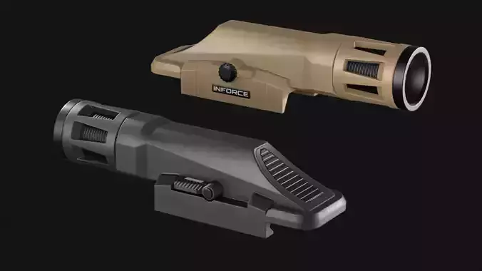 Inforce WMLx - Weapon Mounted Light - Game Asset Low-poly 3D model