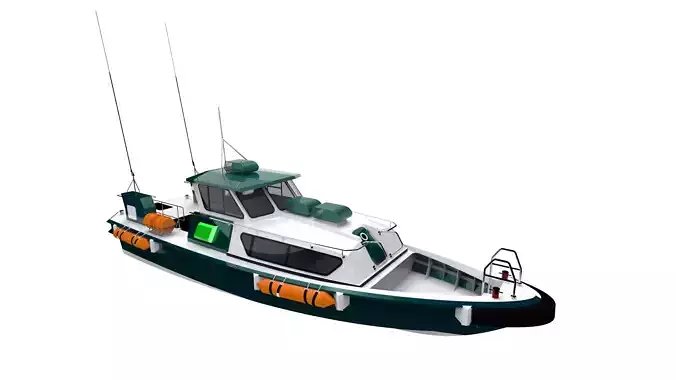 THE GREEN PATROL BOAT 