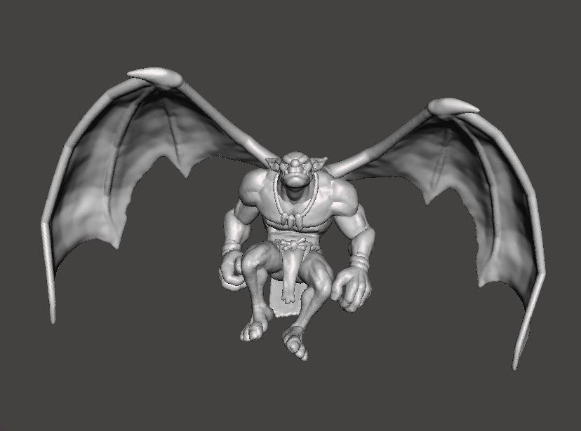 GARGOYLE MINION MINIATURE MODEL FOR FANTASY GAMES RPG DND 3D print model_8