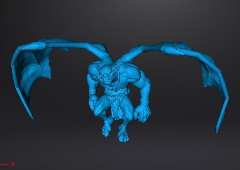 GARGOYLE MINION MINIATURE MODEL FOR FANTASY GAMES RPG DND 3D print model_11