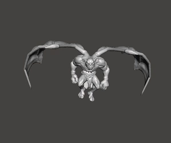 GARGOYLE MINION MINIATURE MODEL FOR FANTASY GAMES RPG DND 3D print model