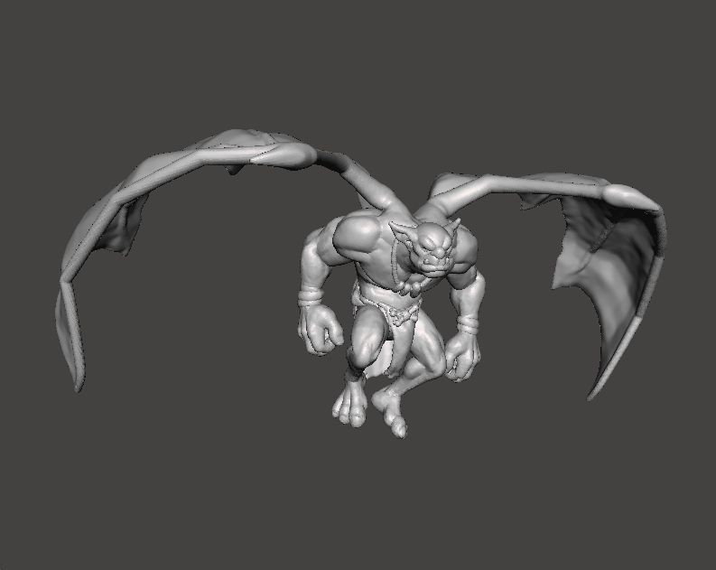 GARGOYLE MINION MINIATURE MODEL FOR FANTASY GAMES RPG DND 3D print model_1