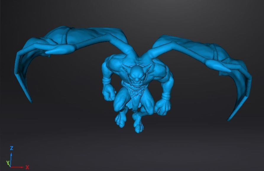 GARGOYLE MINION MINIATURE MODEL FOR FANTASY GAMES RPG DND 3D print model_12