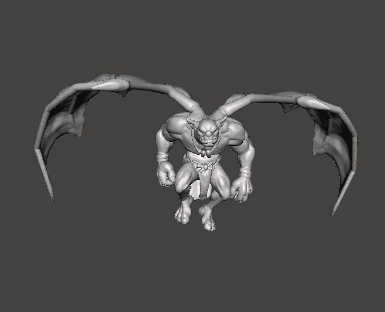 GARGOYLE MINION MINIATURE MODEL FOR FANTASY GAMES RPG DND 3D print model_5