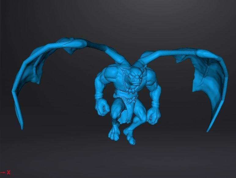 GARGOYLE MINION MINIATURE MODEL FOR FANTASY GAMES RPG DND 3D print model_10