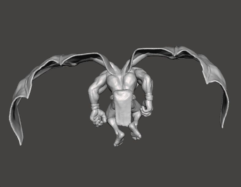 GARGOYLE MINION MINIATURE MODEL FOR FANTASY GAMES RPG DND 3D print model_6