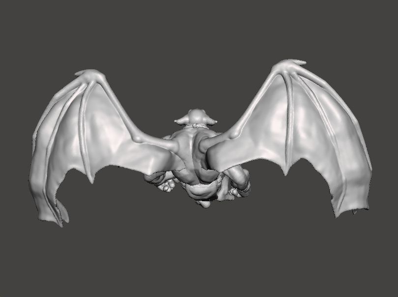 GARGOYLE MINION MINIATURE MODEL FOR FANTASY GAMES RPG DND 3D print model_7