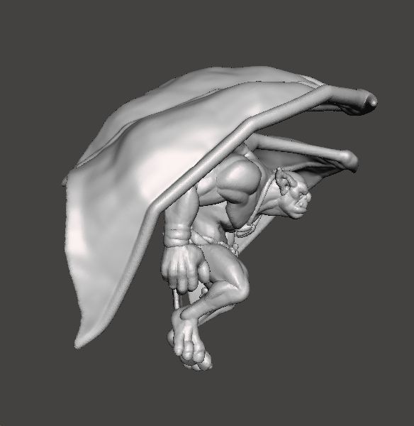 GARGOYLE MINION MINIATURE MODEL FOR FANTASY GAMES RPG DND 3D print model_3