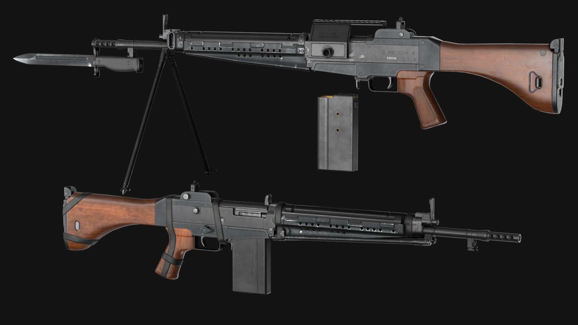 Japan Self-Defense Force - JSDF Firearm Collection - Game Asset _4