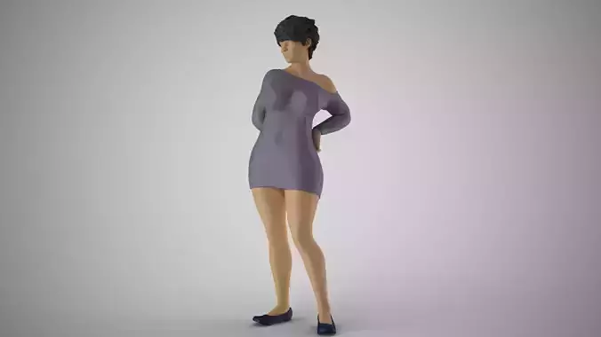 Cherry Woman 3D print model