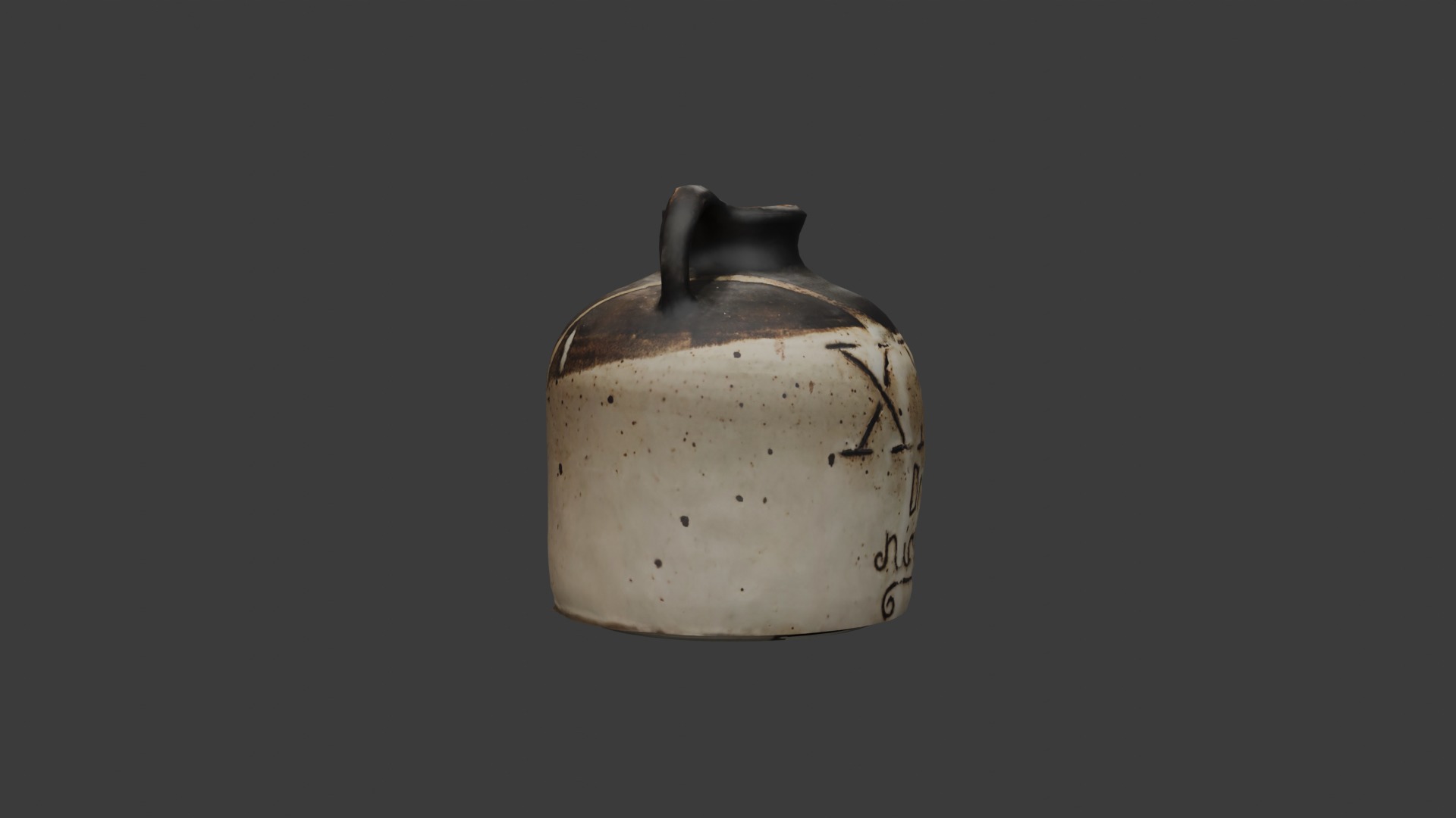 Moonshine Jug  Low-poly 3D model_12