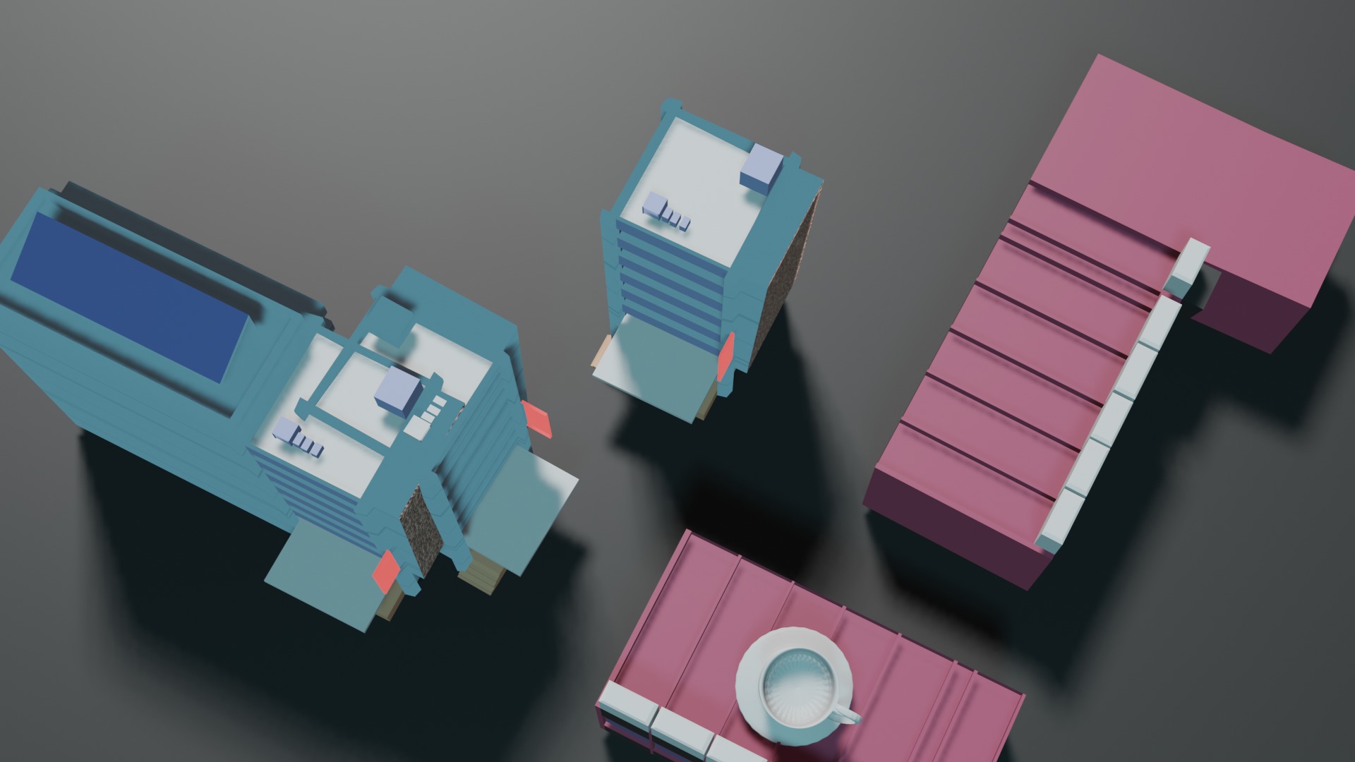 FREE CITY 3D ASSETS Free low-poly 3D model_10