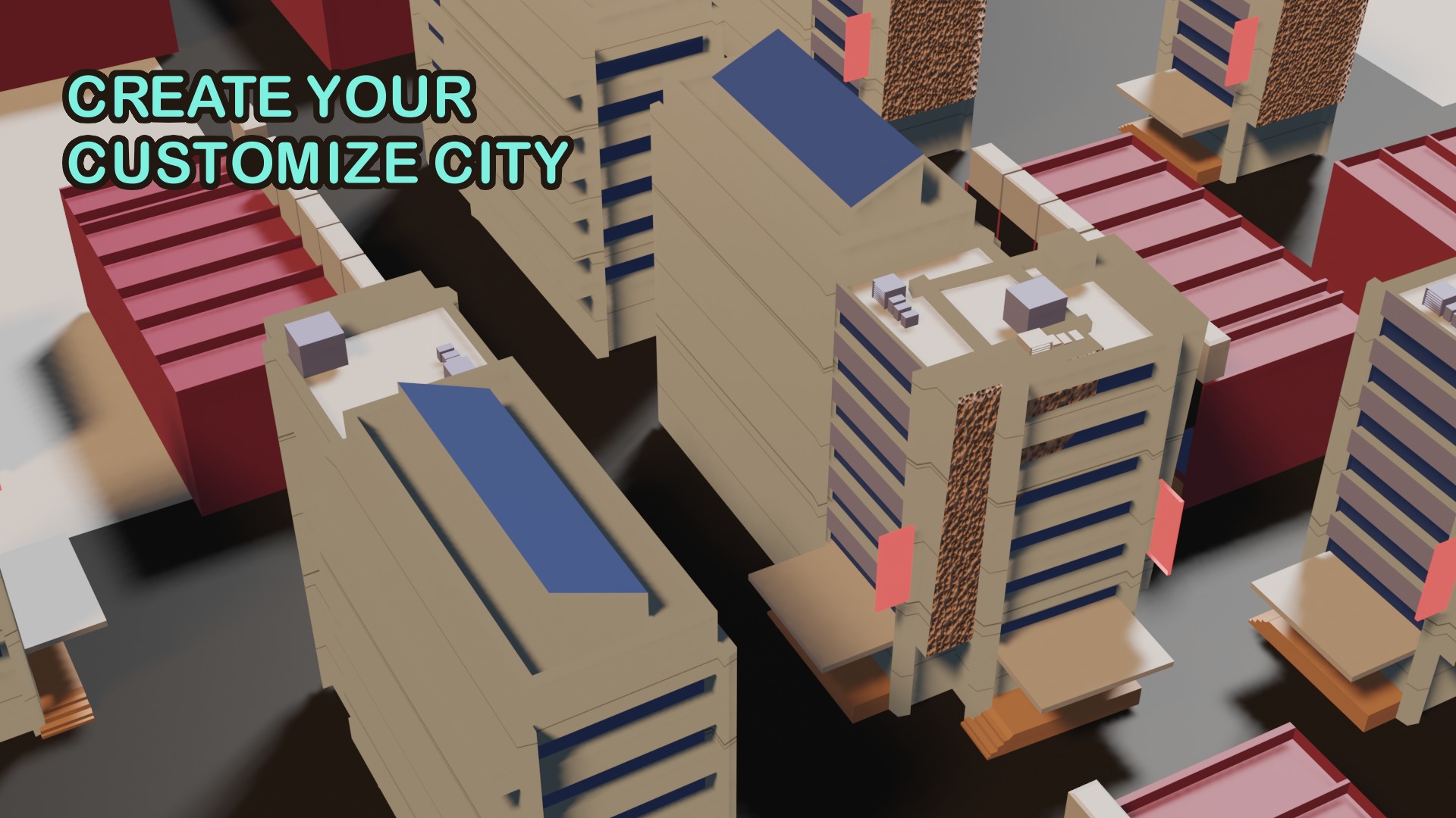 FREE CITY 3D ASSETS Free low-poly 3D model_2