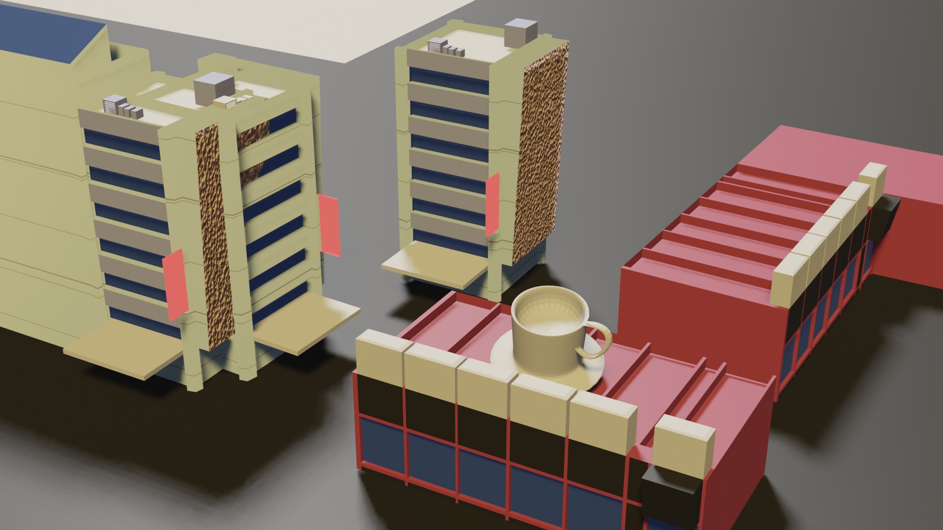 FREE CITY 3D ASSETS Free low-poly 3D model_3