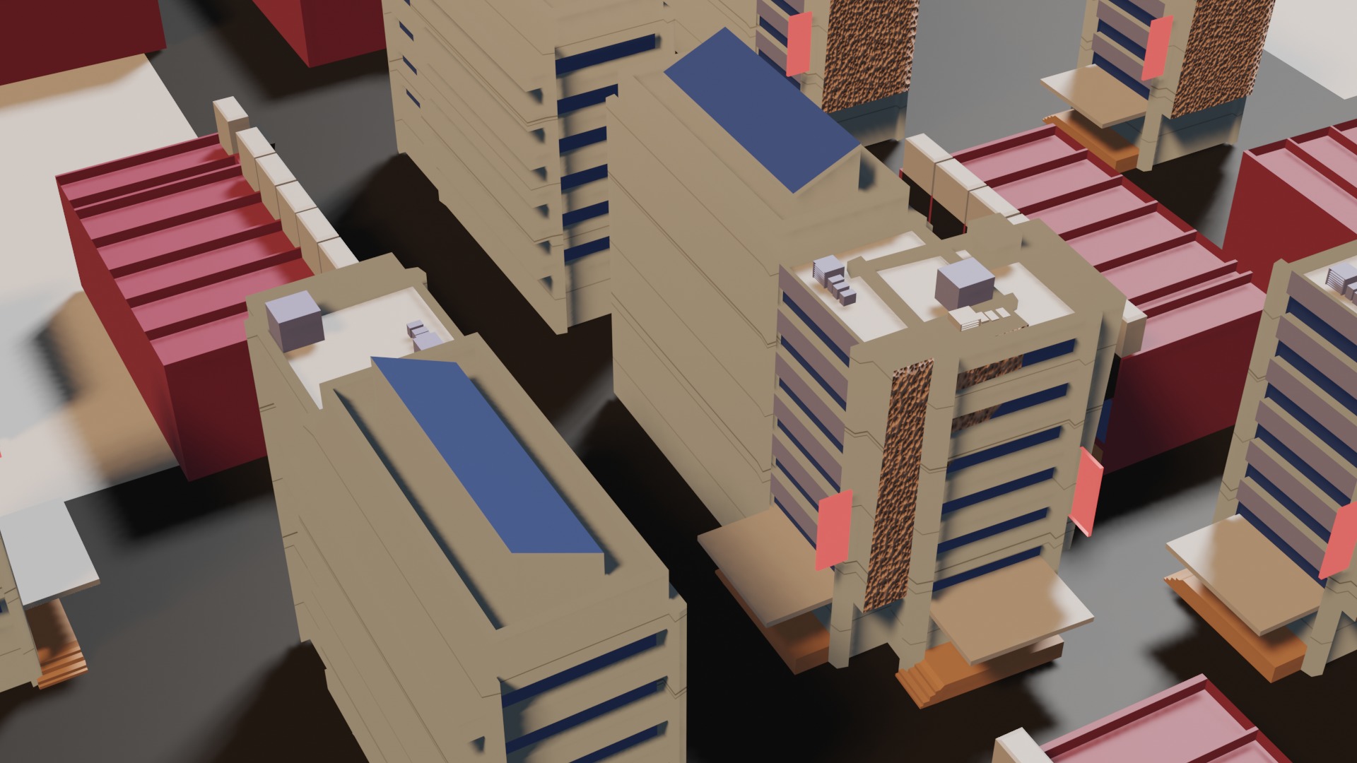 FREE CITY 3D ASSETS Free low-poly 3D model_8