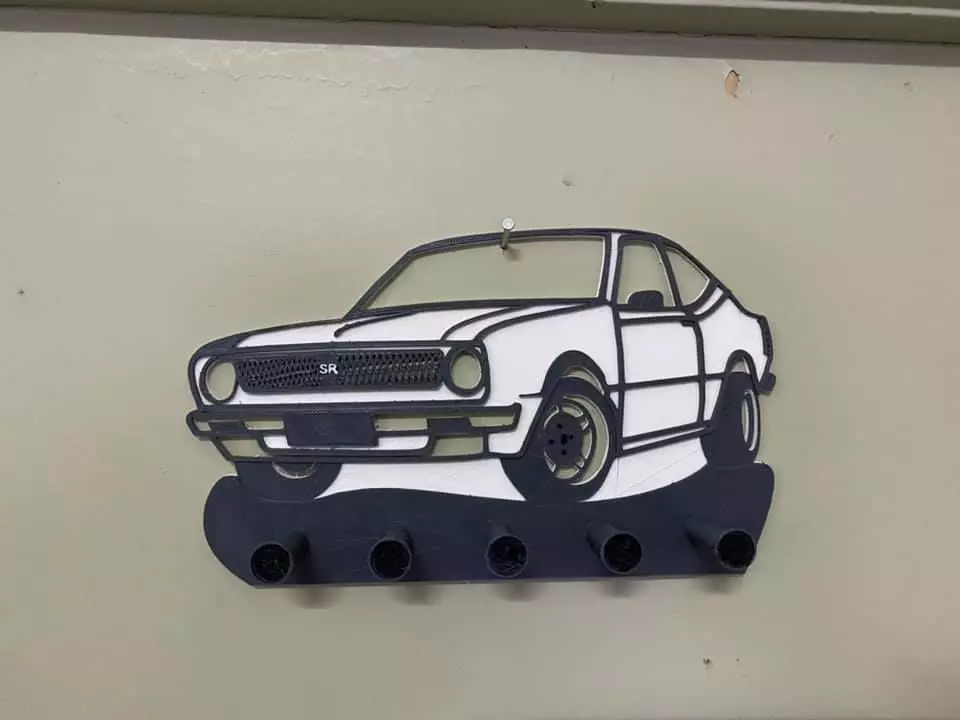 Toyota Sr keyrack 3D print model_0